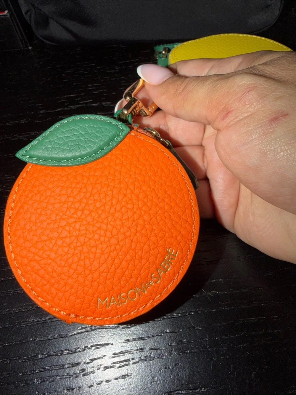 Maison de Sabre Orange Coin Purse